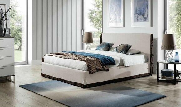 Design Betten Doppel Ehe Modernes Hotel Gestell Deko Schlaf Zimmer Leder