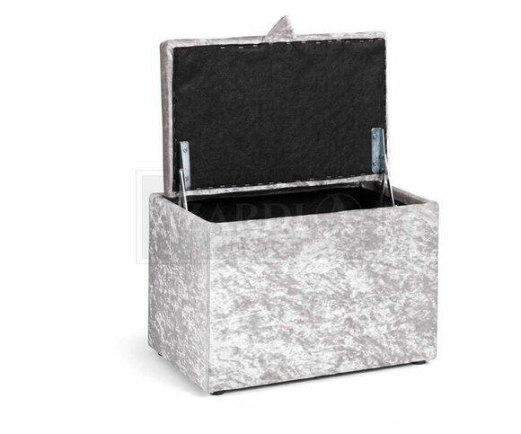 Pouf Fußhocker Ottomane Sitz Hocker Polsterhocker Sitzhocker Edler Truhe