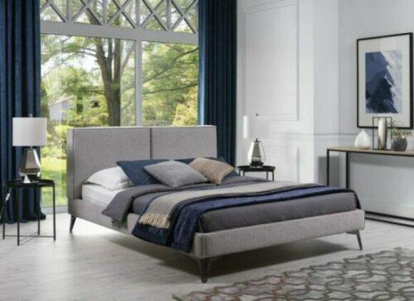Designer Bett 180x200 Leder Textil Betten Doppel Schlaf Zimmer Luxus