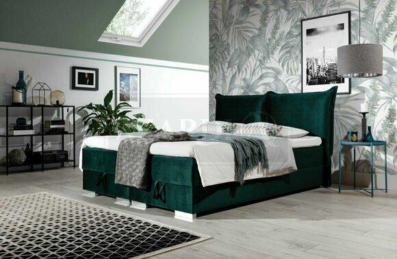 Boxspring Betten Bett Polster Kunstleder Designer Hotel Doppel Luxus