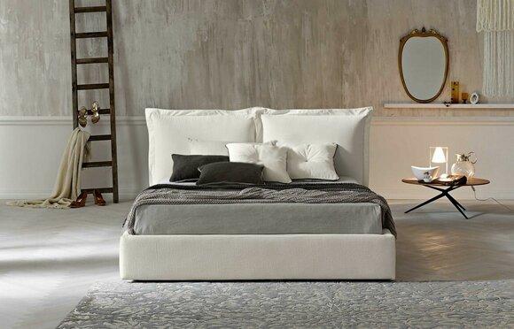 Modernes Design Hotel Bett XXL Betten Luxus Stil Doppel Textil 180x200cm