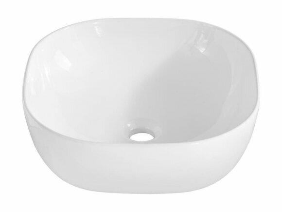Keramik Waschtisch Modern Waschbecken Dekorative Aufsatzwaschtisch Weiß