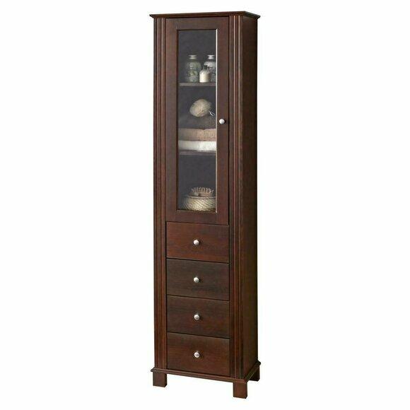 Hochwertiger Badezimmer Schrank Hochschrank Dekorative Holz Badmöbel Luxus