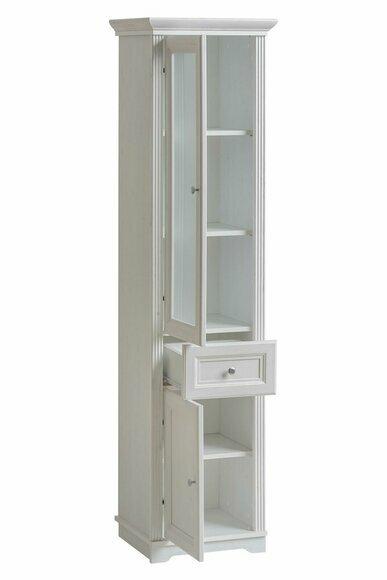 Hochschrank Badmöbel Unterschrank Hochschrank weiß Badschrank