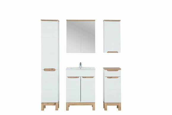 Design Möbel Waschbecken Badezimmer Bad Set Garnitur Schrank