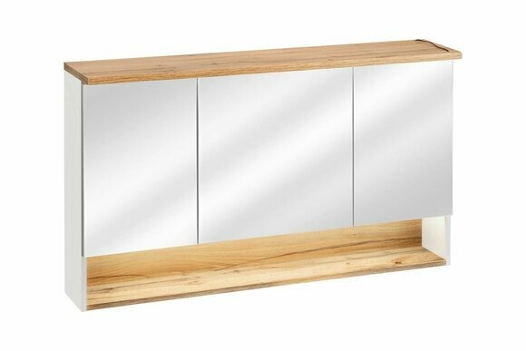Spiegelschrank Wandschrank Badezimmerschrank mit Spiegel 120 cm LED