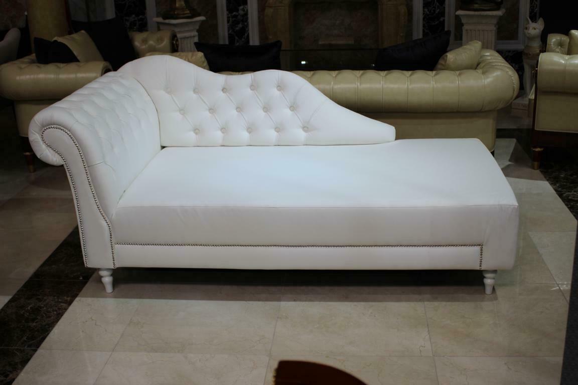 Chaise Lounge Liege Chesterfield Polster Liegen Textil Sofa Chaiselounge Sofort