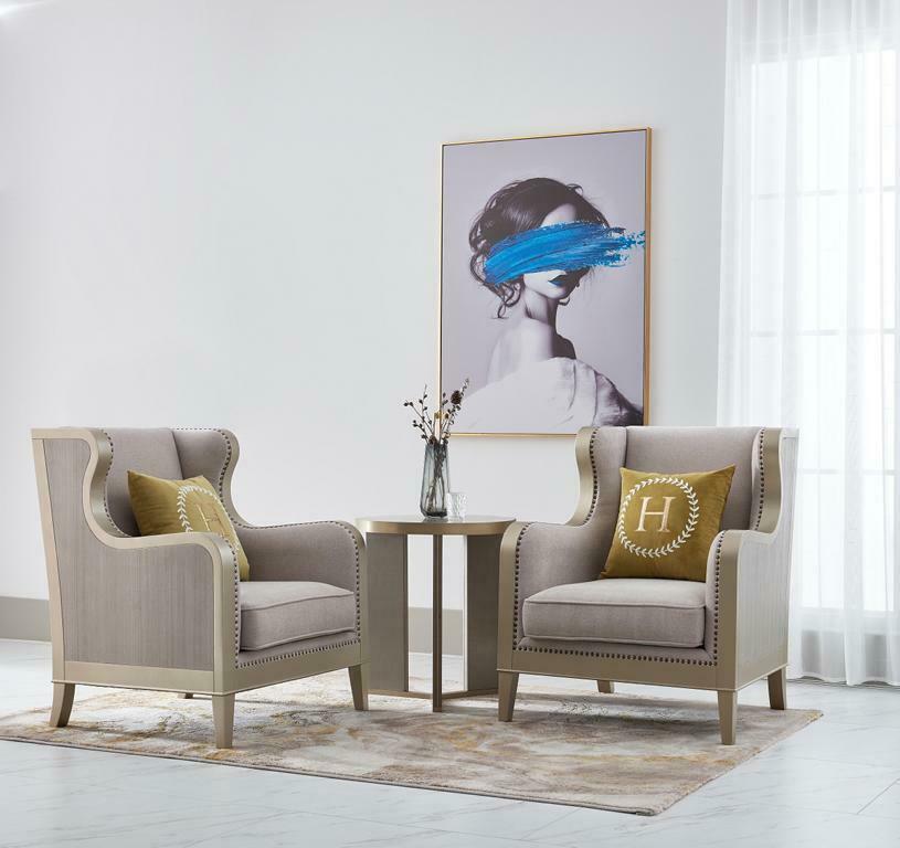 sessel Set Polster Einsitzer 2x Lounge club design stühle luxus möbel hotel