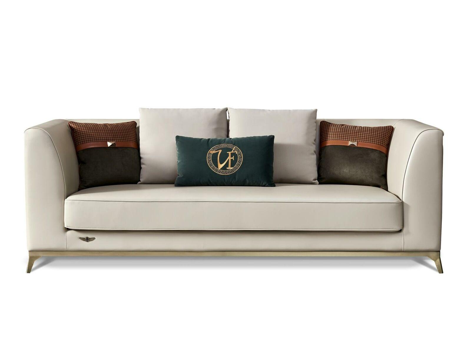 Moderne Design Sofagarnitur Sitz Polster Couch Sofas 3+2+1 Gruppe