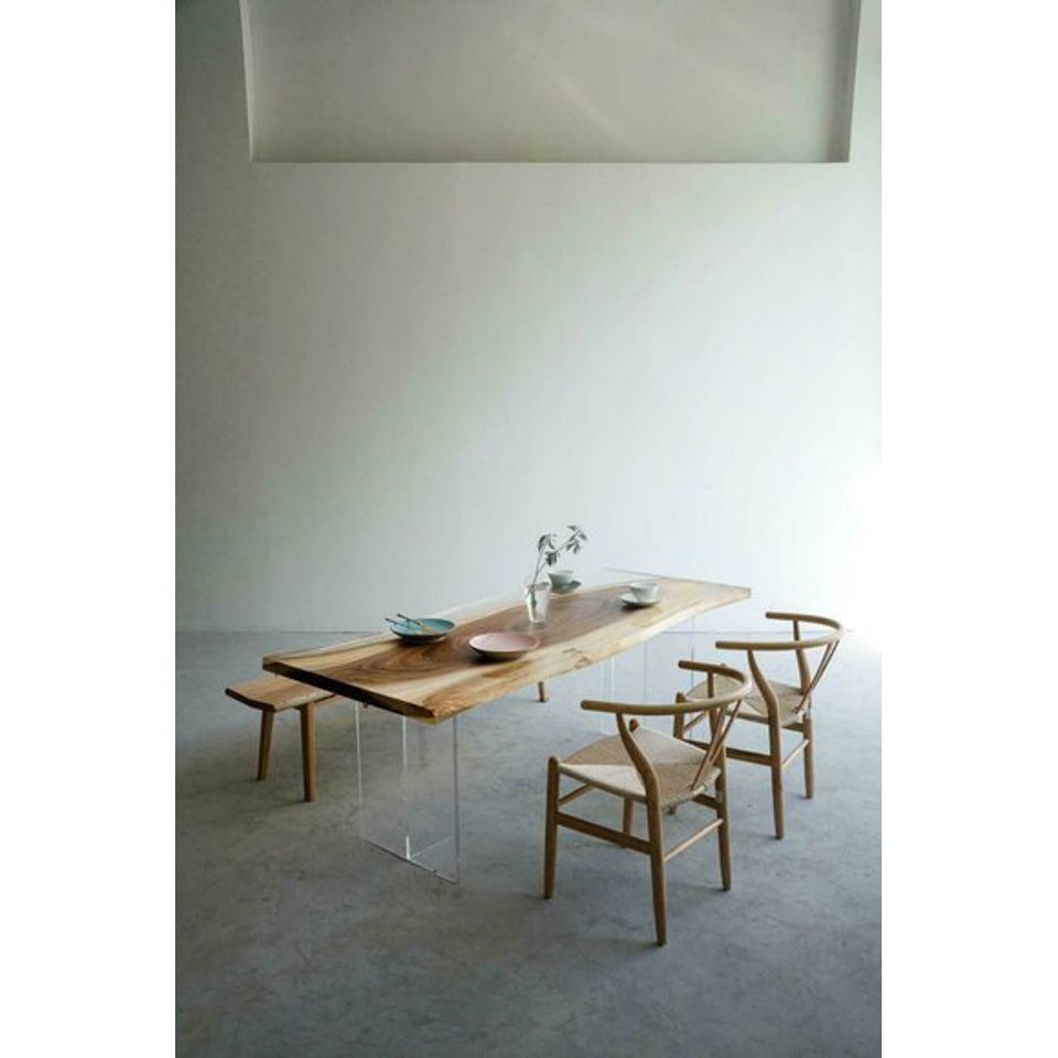 Tische Epoxid Harz Esstisch Holz Massive Möbel Wasserfall Epoxy Tisch