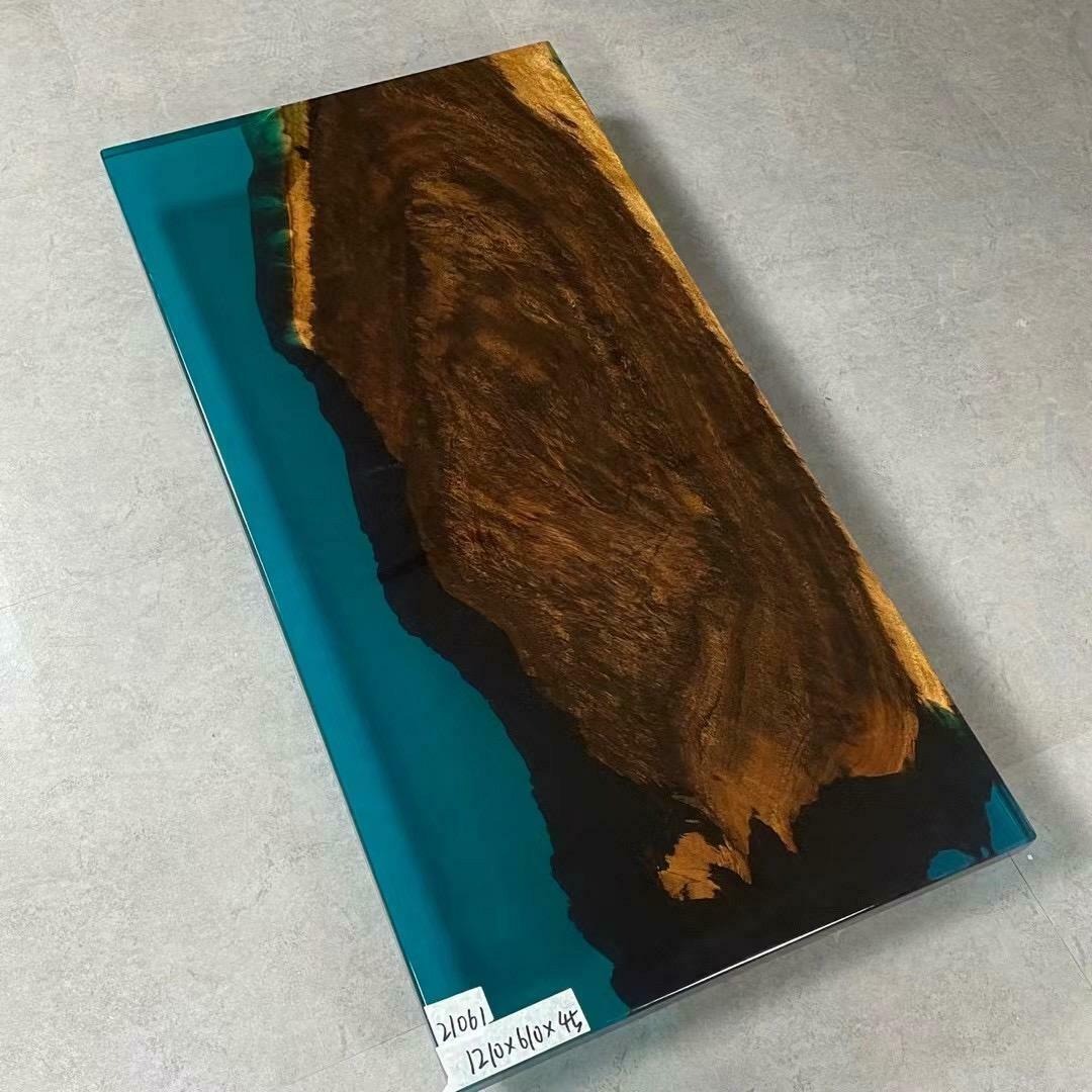 Couchtisch River Tisch Echtes Holz Flusstisch Massiv Epoxidharz Tische