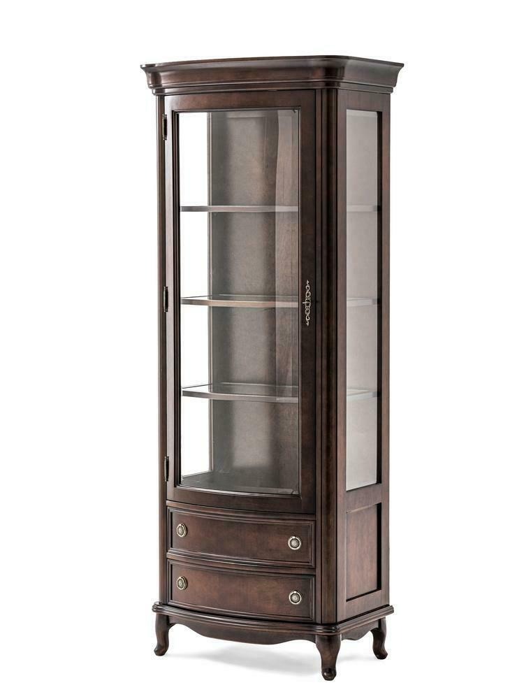 Klassische Vitrine Kommoden Vitrinen Vitrinenschrank Schrank Glasschrank Bücher