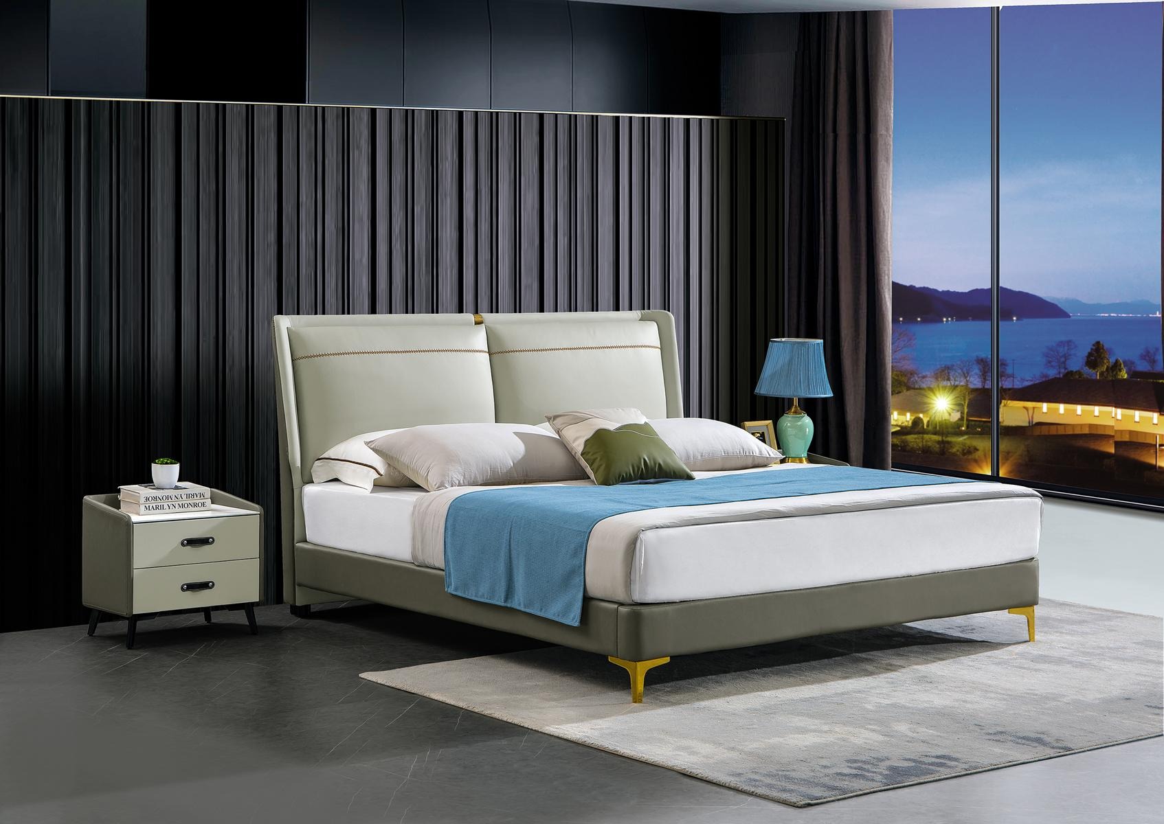 Designer Polsterbett Bett Betten Doppelbett Ehebett Designerbett NEU