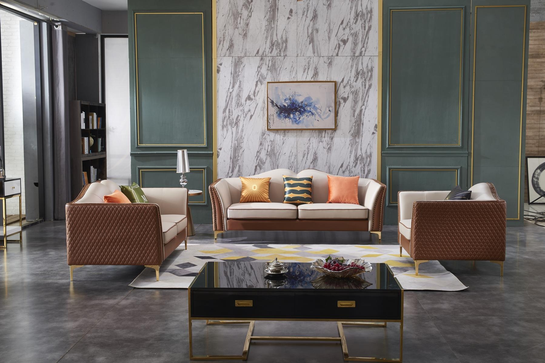 Sofagarnitur 3+1 Sitzer Klassischer Couchen Wohnlandschaft Sofas Polster