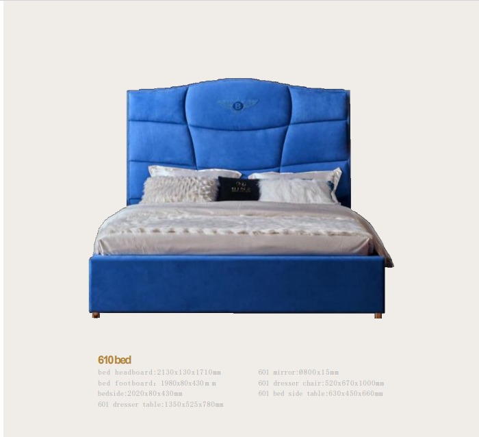 Bettgestell Design Polsterbett Bett Betten Hotel Hotelbett 180x200cm Luxus