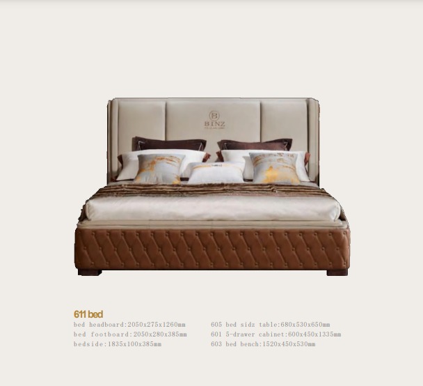 Design Leder Bett Luxus Polster Betten Deko Doppel Modernes Ehe 180x200