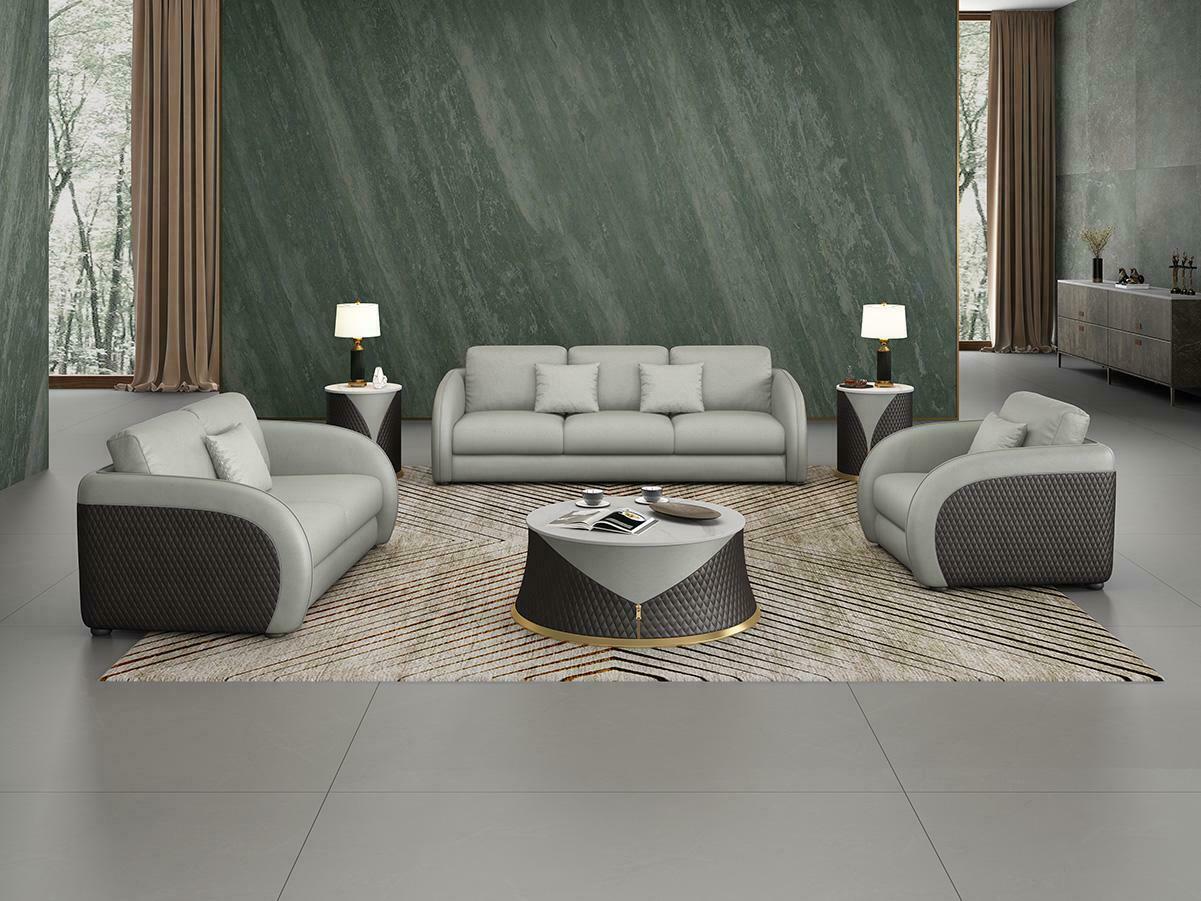 Ledersofa Sofagarnitur Polster Couchen Klassische Wohnzimmer Möbel