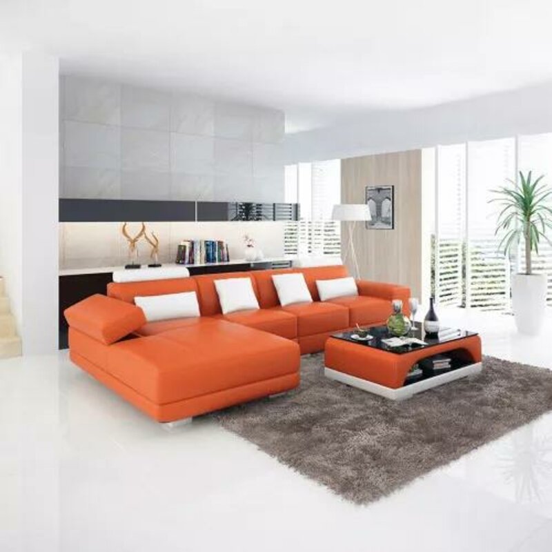 Design Sofa Eckcouch Ecksofa Sofas Couch Polster Eckgarnitur Couchtisch Neu 2tlg