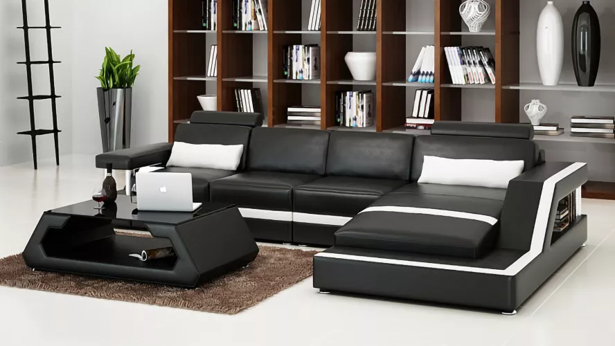Ecksofa Wohnlandschaft Couch Polster Garnitur Designer Couchen Sofas 2tlg Set