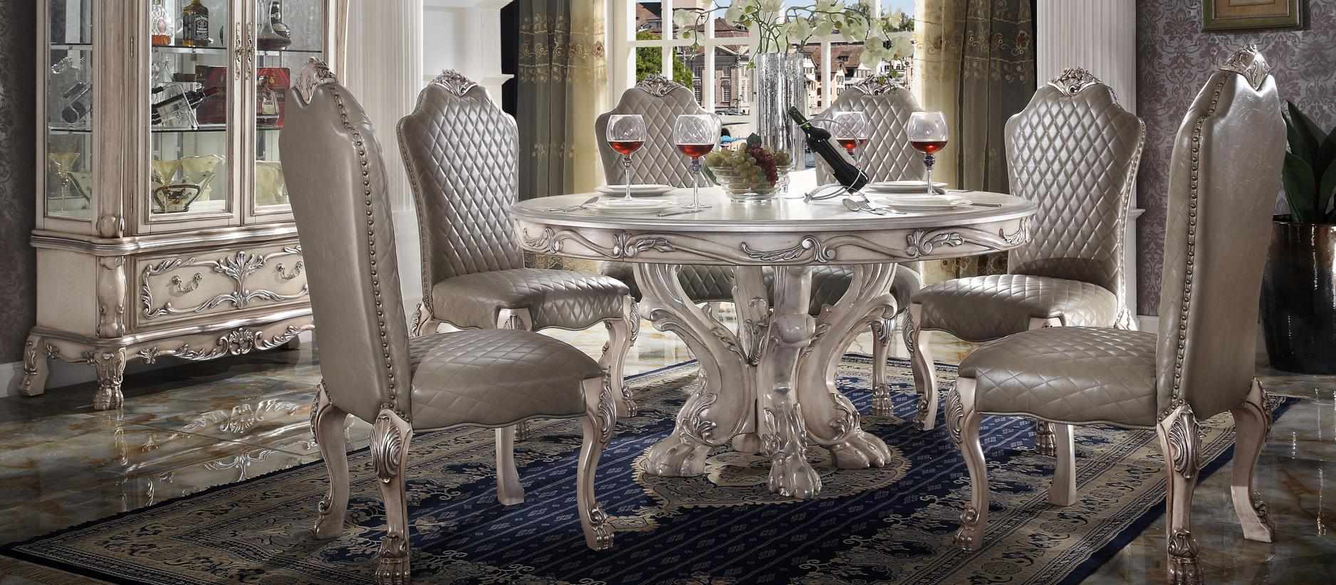 Runder Esstisch Tisch Barock Italienische Möbel Einrichtung Esszimmer Tische