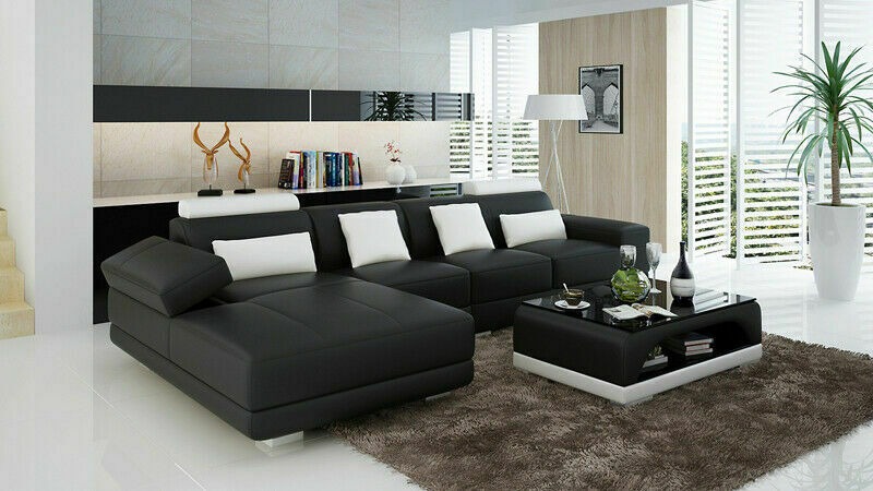 Couchtisch Glastisch Leder Tisch Design Modern Couchtische Wohnzimmertische