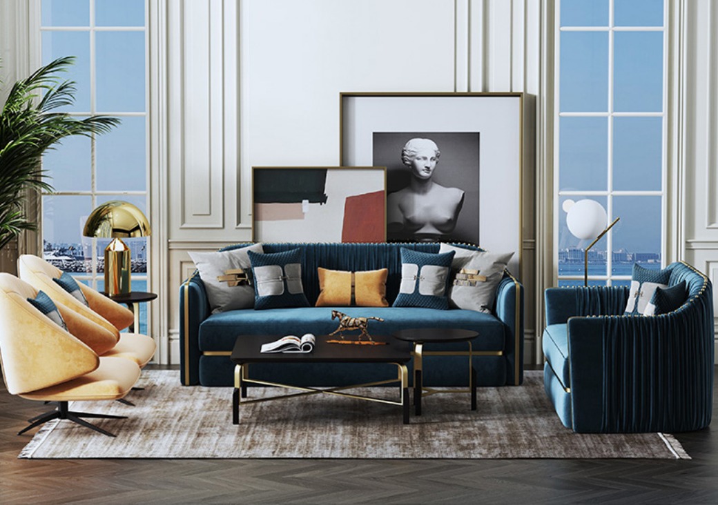 Sofagarnitur 3+2 Sitzer Set Design Sofa Polster Deko Couchen Couch Modern