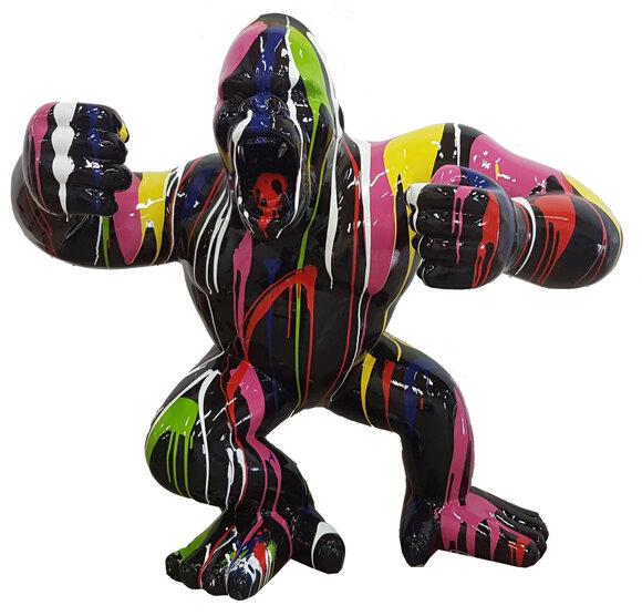 Designer Figur Abstrakt Statue Moderne Figuren Statuen Gorilla Dekoration Garten