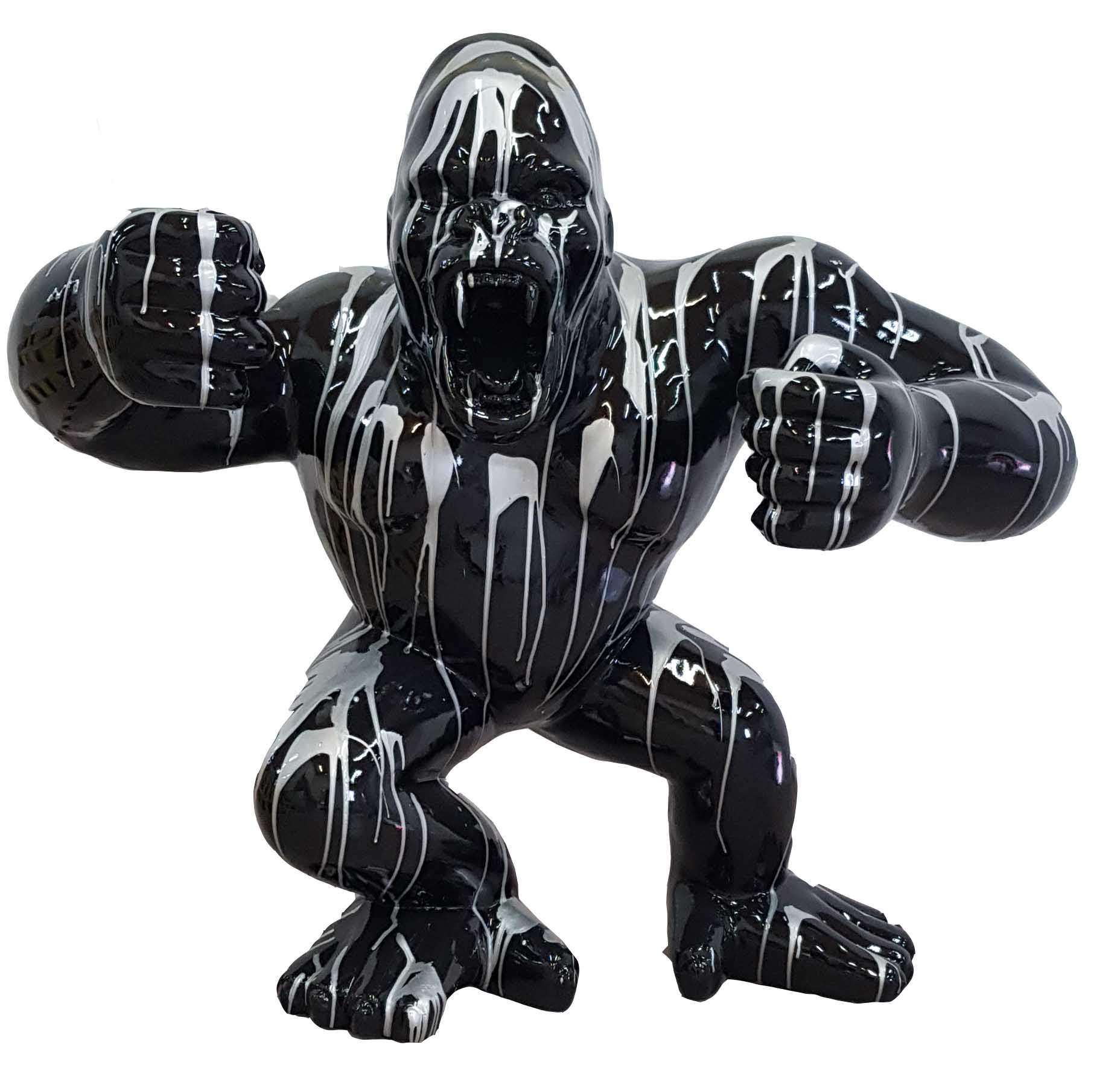 Designer Figur Statue Moderne Figuren Statuen Dekoration Deko Gorilla Garten