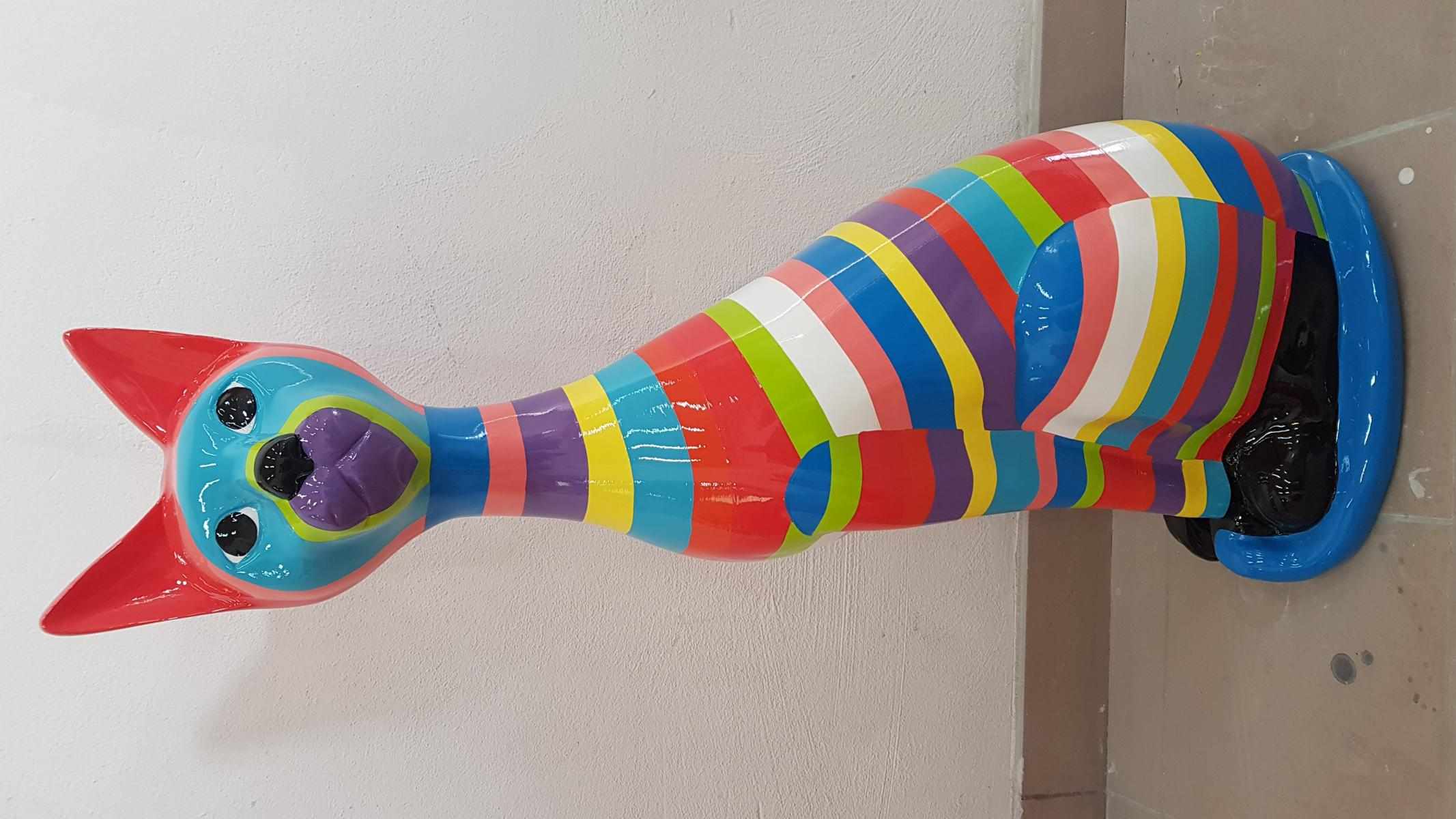 Designer Abstrakte Figur Moderne Figuren Dekoration Katze Skulpturen