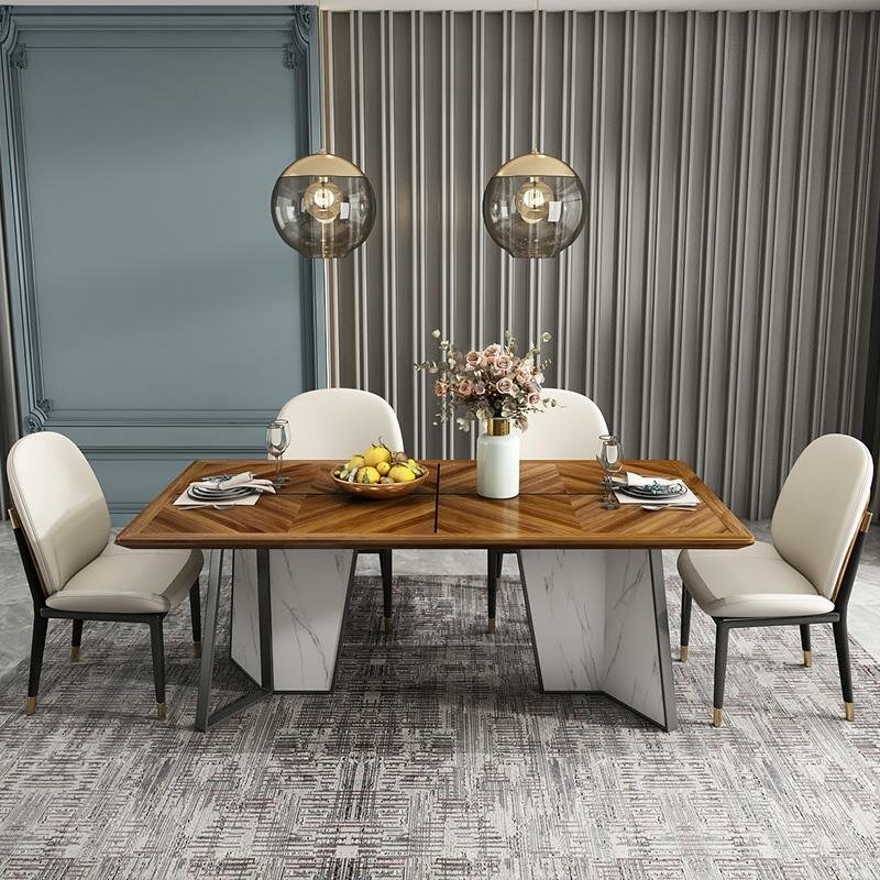 Ess Tisch Gruppe Sitz Wohn Zimmer Garnitur Tische Polster Holz Stuhl
