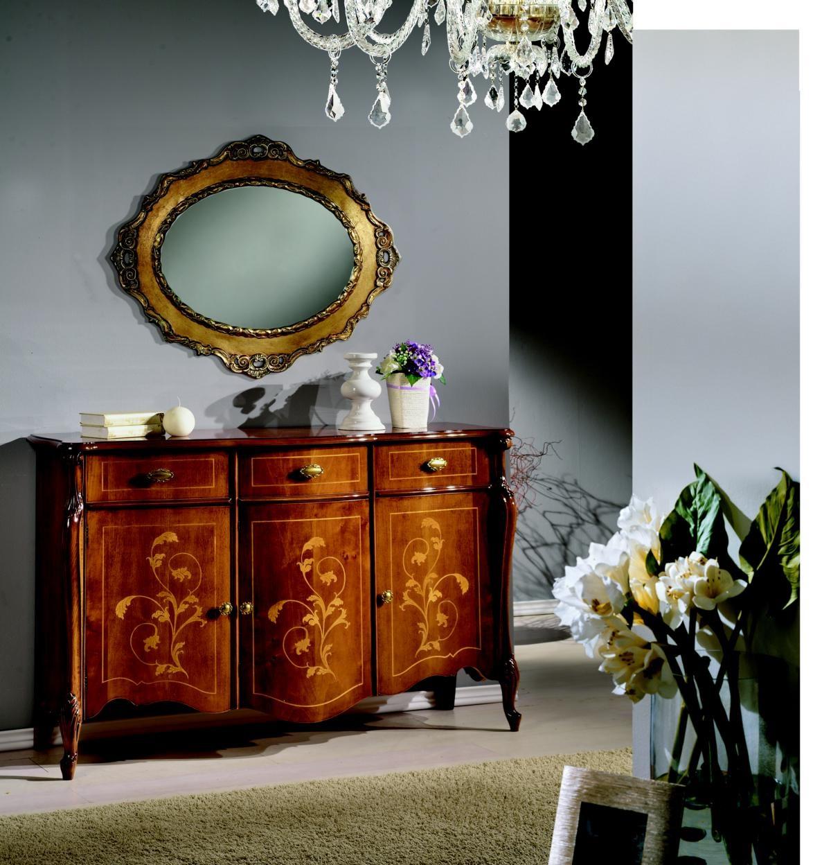 Möbel Stil Barock 2tlg Set Luxus Holz Italienische Luxus Möbel Kommode