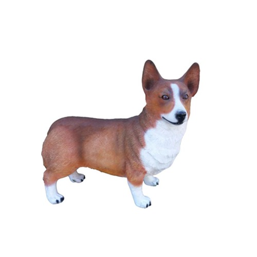 Hund Lebensgroße Figur Dekoration Statuen Realistisch Skulptur Garten Figuren