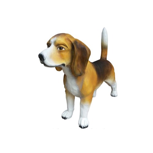 Hund Lebensgroße Figur Dekoration Statuen Skulptur Realistisch Garten Figuren
