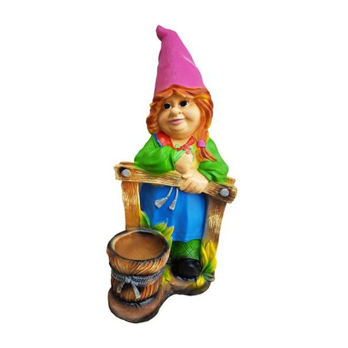 zwerg Gnom Lebensgroße Figur Dekoration Statuen Skulptur Garten Deko