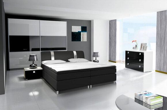 Design Schlafzimmer Moderne Garnituren Komplett Schrank Bett Kommode Nachttisch