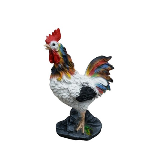 Hahn Lebensgroße Figur Dekoration Statuen Skulptur Garten Realistisch Figuren