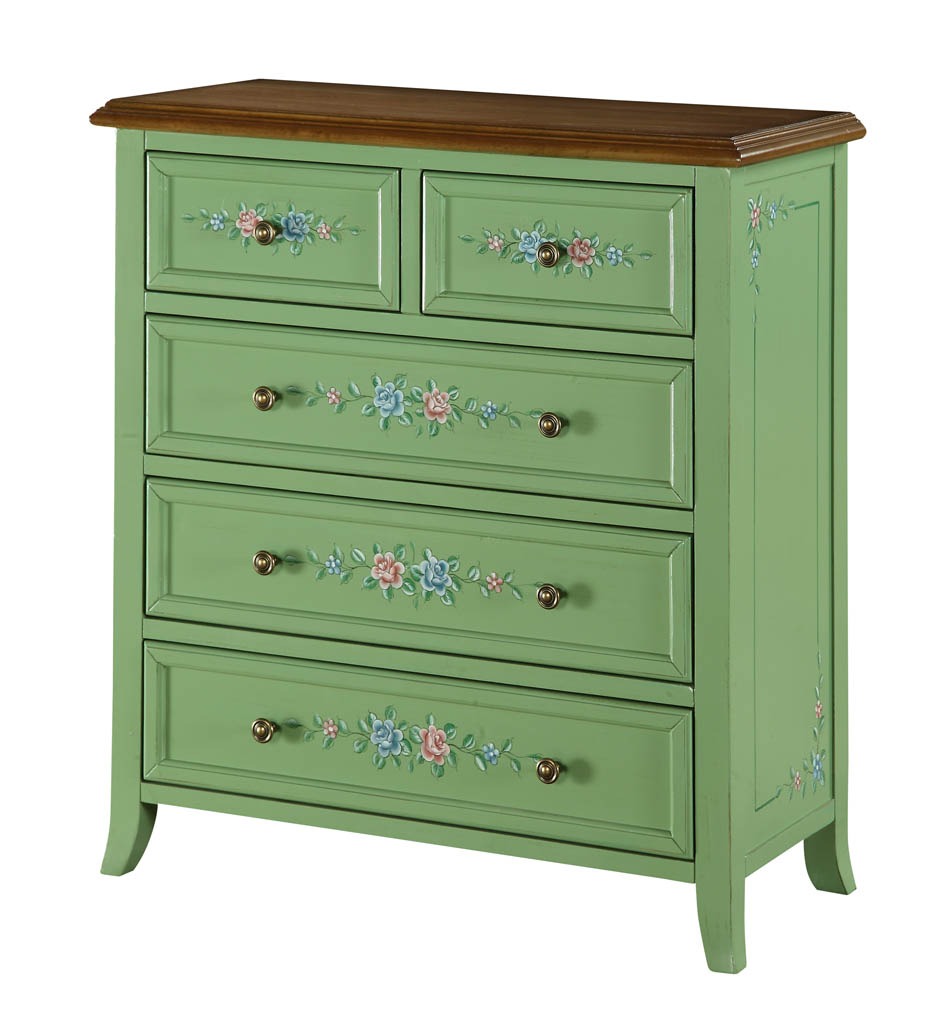 Grüne Kommode Anrichte Sideboard schrank Echte Holz möbel kommoden