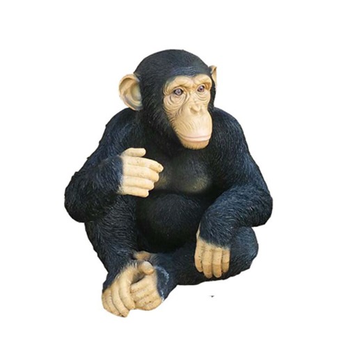 Garten Dekoration Zoo Affee Statue Deko Figur Skulptur Statuen Figuren