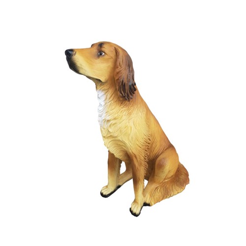 Hund Lebensgroße Figur Realistisch Dekoration Statuen Skulptur Garten Figuren