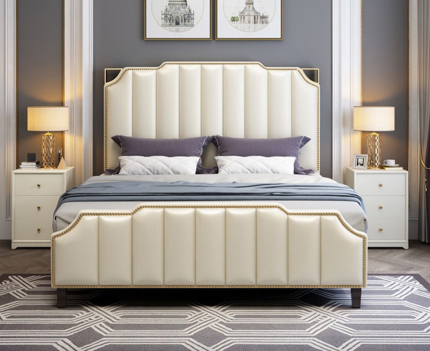 Bett Polster Design Luxus Doppel Hotel Betten Ehe 180x200cm Schlaf Zimmer