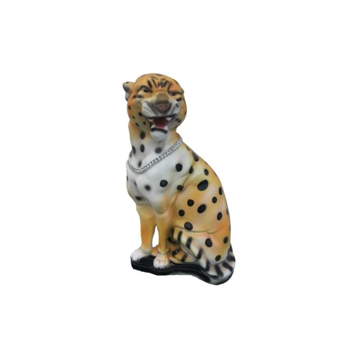 Dekoration Garten Figuren Statue Skulptur Leopard Deko Statuen Figur