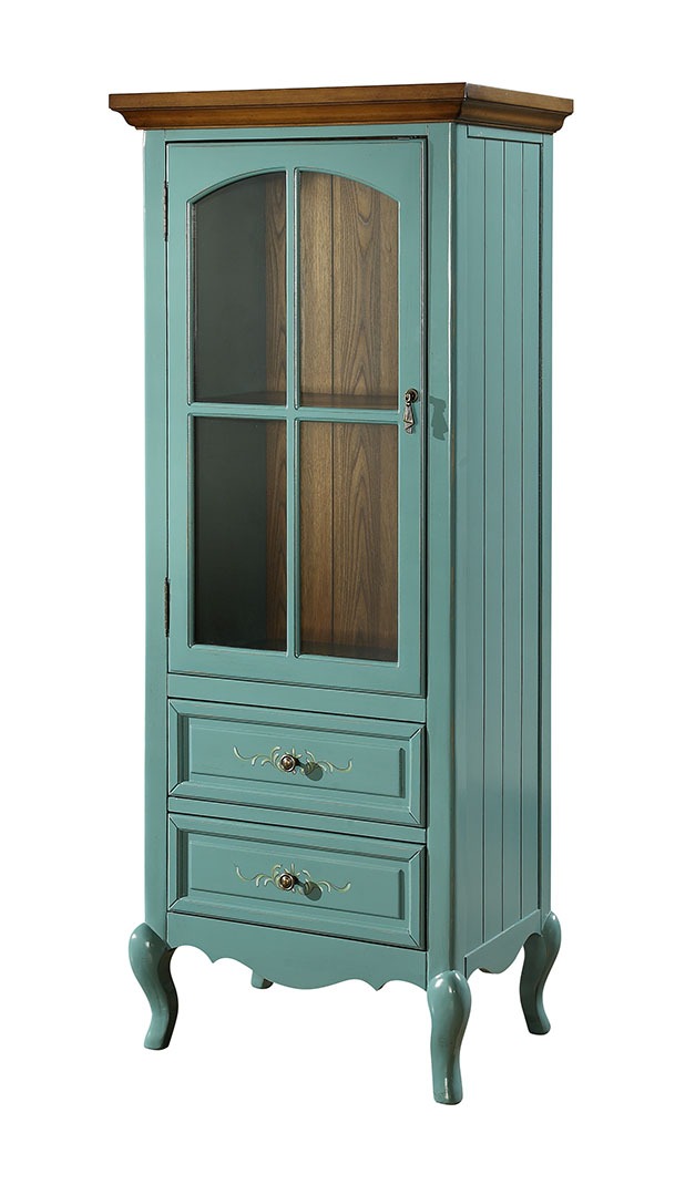 Kommode vitrine anrichte glas schrank hoch schränke echte holz möbel kommoden