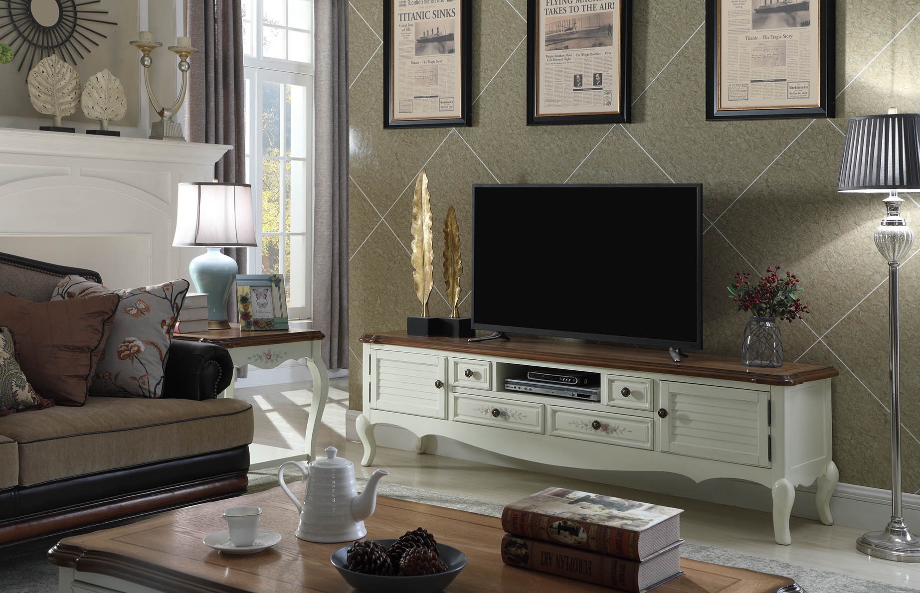 Kommoden Design Wohnzimemr Möbel Anrichte Holz Neu Sideboard