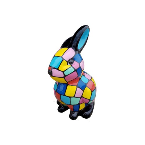 Hase Abstrakte Figur Dekoration Statuen Skulptur Garten Deko Figuren 50cm neu