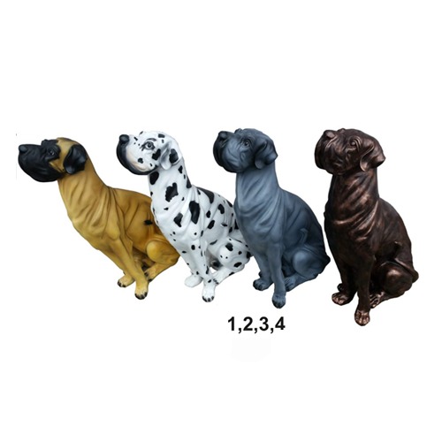 Neu wählbar Hund Büste Dog Deko Figur Statue Skulptur FIguren Statuen