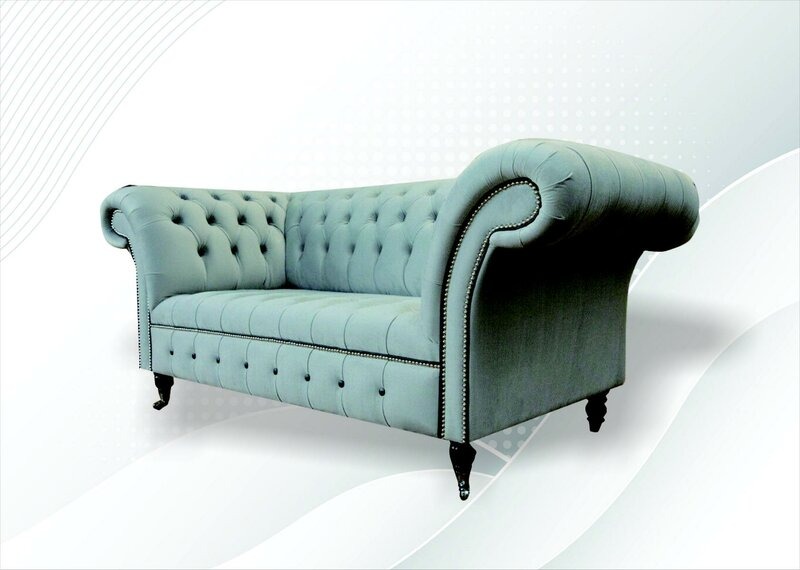 Chesterfield 2 Sitzer Grün Wohnzimmer Modern Design Sofa Kreative Möbel