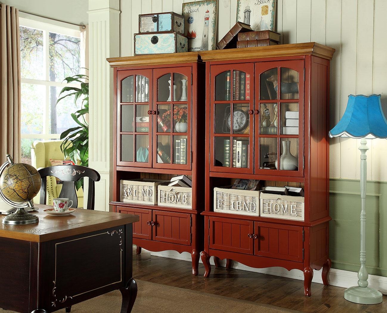 Luxus Schrank Holz Möbel Schränke Vitrine Regal Aktenschrank Glasschrank