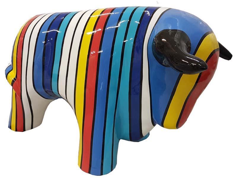 Stier Design Figuren Skulpturen Moderne Abstrakte Skulptur Garten Dekoration Neu