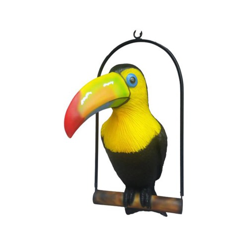 Garten Dekoration Vogel Tukan 80cm Figur Statue Skulpturen Figuren