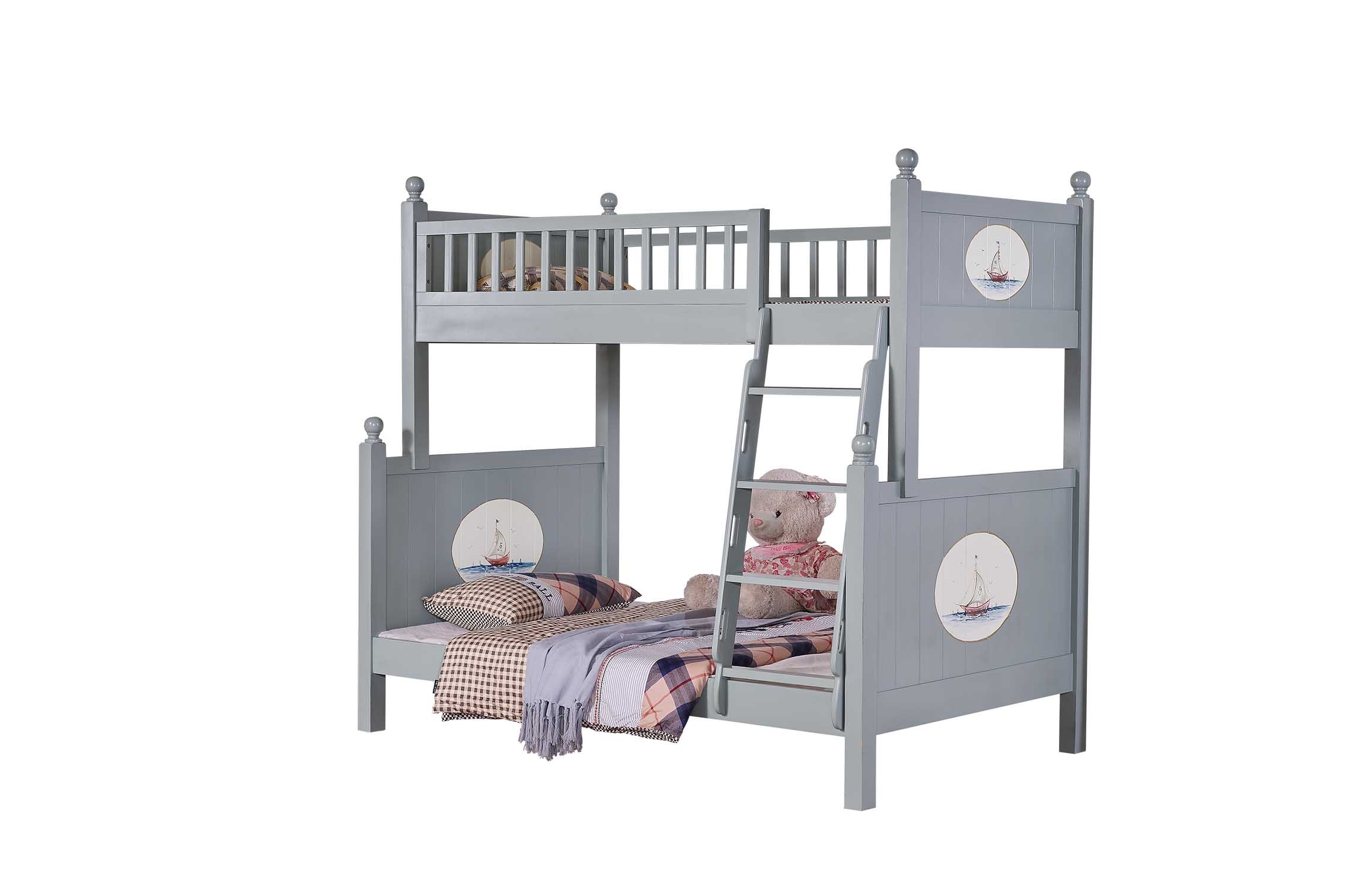 Elegantes Kinderzimmer Bett Etagen Hochbett Luxus Jugendbett Hoch Etage Betten
